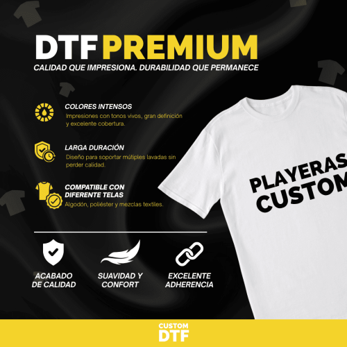 Imprime tu DTF TEXTIL